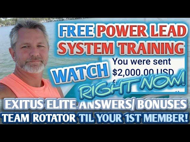  FREE POWER LEAD SYSTEM TRAINING 2024! POWER LEAD SYSTEM REVIEW 2024! EXITUS ELITE REVIEW!