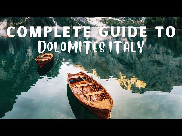 Dolomites Italy COMPLETE TRAVEL GUIDE // The ultimate Dolomites road trip travel guide + what to see