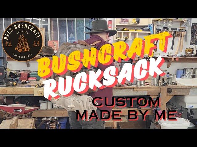 I Made My Own Bushcraft Rucksack!!! 