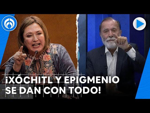 Xóchitl vs. Epigmenio: así fue el tiro que se aventaron con Ciro