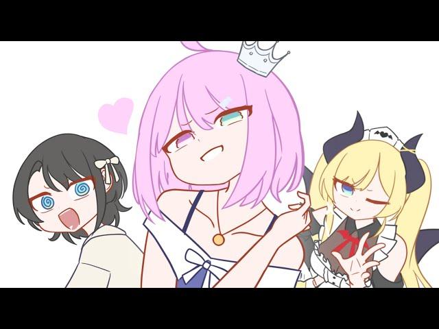 Luna's sensitive spot [Animation/Hololive/Luna/Subaru/Choco]