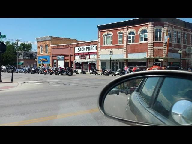 Driving through downtown Spearfish, SD - August - 2016