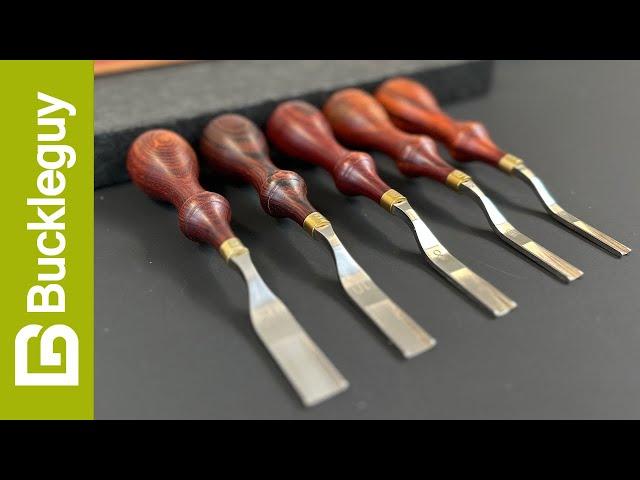 BG Leather French Edge Skivers | Buckleguy Tools Demo