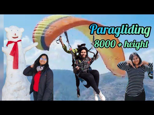 Paragliding 🪂Manali ! 8000+ height #bsrsisters#adventure#dangerousride#manali#mountains#kullu#shimla