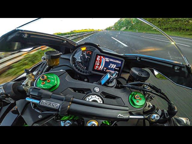 KAWASAKI NINJA H2 TOPSPEED | 0 - 300 Km/h | GPS