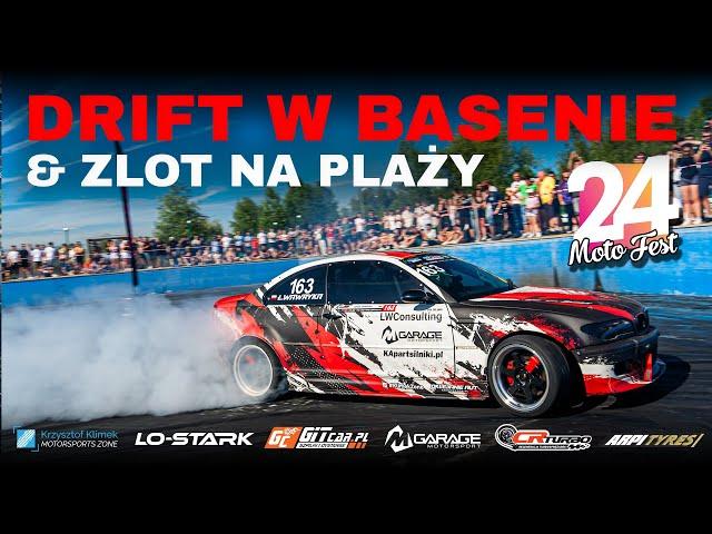 DRIFT W BASENIE & ZLOT NA PLAŻY - Moto Fest 2024