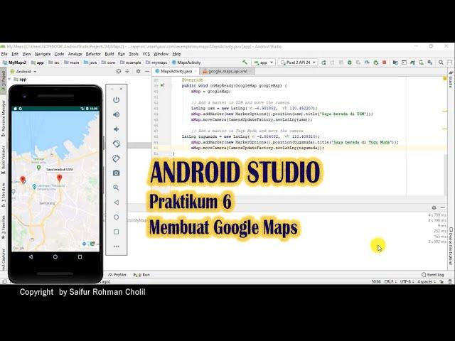 Tutorial Membuat Google Maps dengan Android Studio