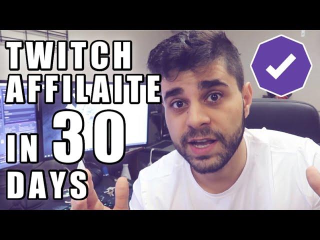 How to get Twitch affiliate fast [UNDER 30 DAYS] (5 Tips to Easy Twitch Affiliate)