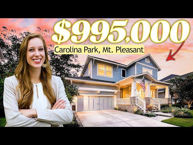 $995,000 Home For Sale in Mt. Pleasant | Neighborhood Carolina Park, Charleston SC