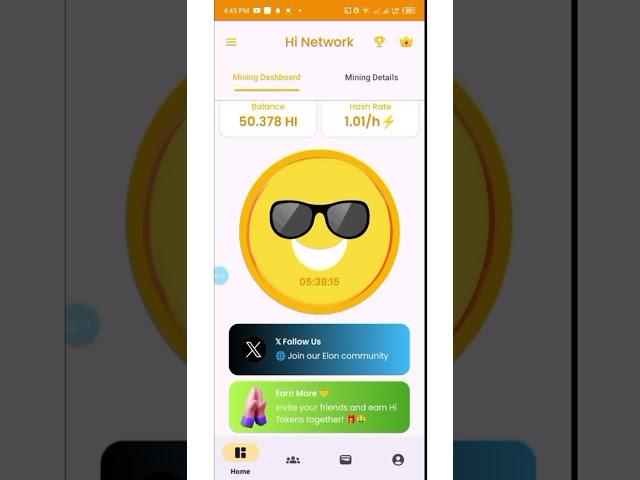 Hi network new mining app free