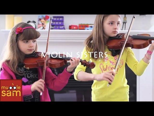 Sophia and Bella in VIOLINS SISTERS Live Duet on Mugglesam