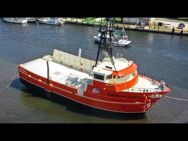 Lobster & Crab Fishing Vessel "American Eagle" from Fleet Fisheries Inc. Launched - April 2024