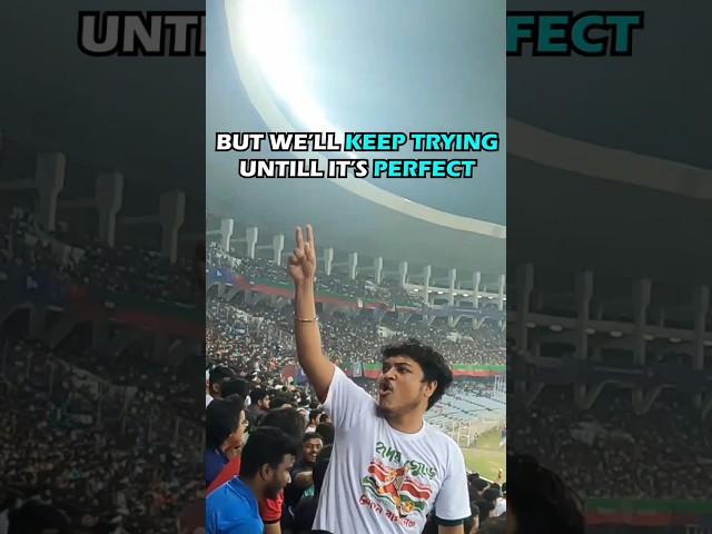 Mohun Bagan Fans Mexican Wave and Chanting at the Salt Lake Stadium #shorts #mohunbagan #mariners