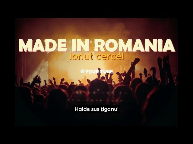 MADE IN ROMANIA |  LONUT CERCEL | Cercel | YOUR TUNE |