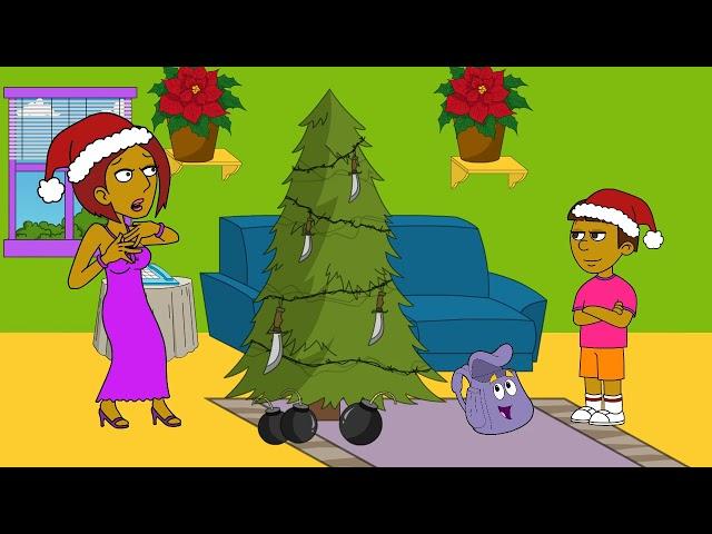 Dora Decorates the Xmas Tree with Weapons and gets Grounded