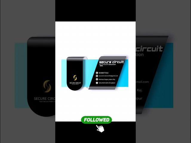 Visiting card corel graphic design coreldraw graphic design business card design #coreldraw #art