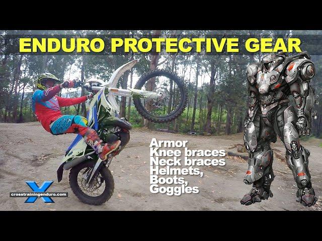 Enduro protective gear: armor, boots, helmets, neck braces, knee braces︱Cross Training Enduro