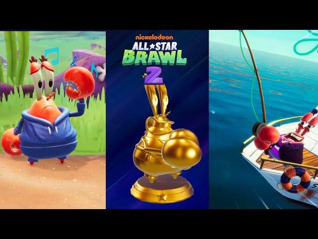 All of Mr. Krabs' Moves, Taunts, and Collectibles in Nickelodeon All-Star Brawl 2