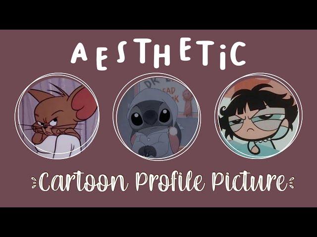 *｡  Cute and Aesthetic Cartoon Profile Pictures ︎⋆*｡