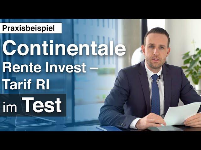 Lohnt sich die Continentale Rente Invest - Tarif RI?