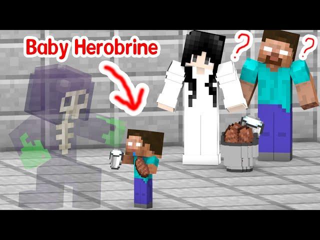 Baby Herobrine And A Weird Friend - Minecraft Animation