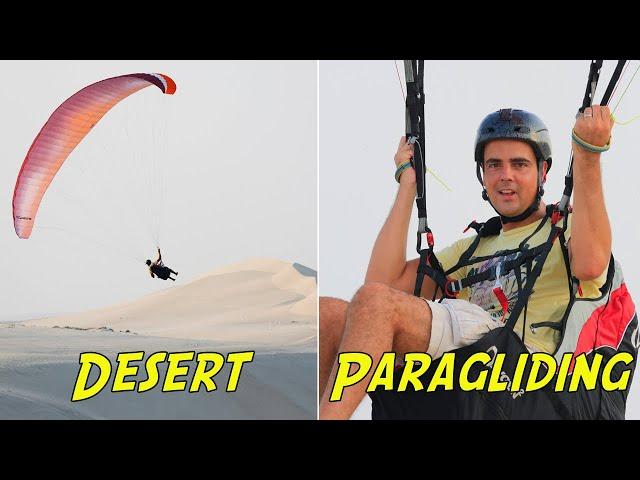 Desert Paragliding in Qatar