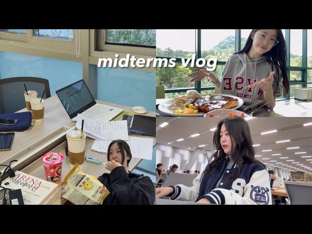 [eng] 서울대 공대 3학년 시험기간Seoul National University Midterms Vlog