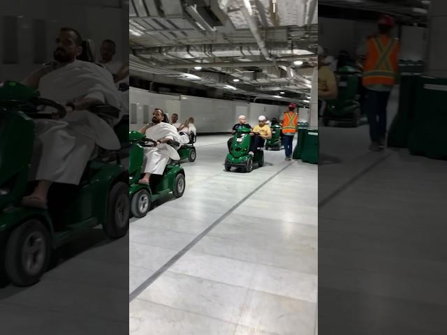 Electric Scooter Ride in Masjid Al Haram Makkah #masjidulharam #viralvideo