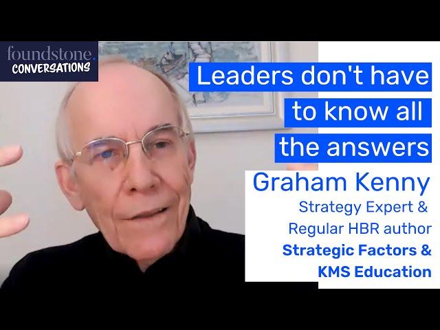 Dr. Graham Kenny - Strategy Expert & Regular Harvard Business Review Author (Full)