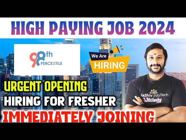 98thPercentile Jobs | job vacancy 2024 | Fresher Jobs | Today Job Vacancy in Tamil #jobs #kaashiv