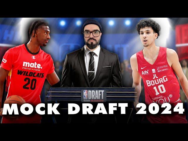 MES PRÉVISIONS POUR LA DRAFT NBA 2024 (NBA Mock Draft)