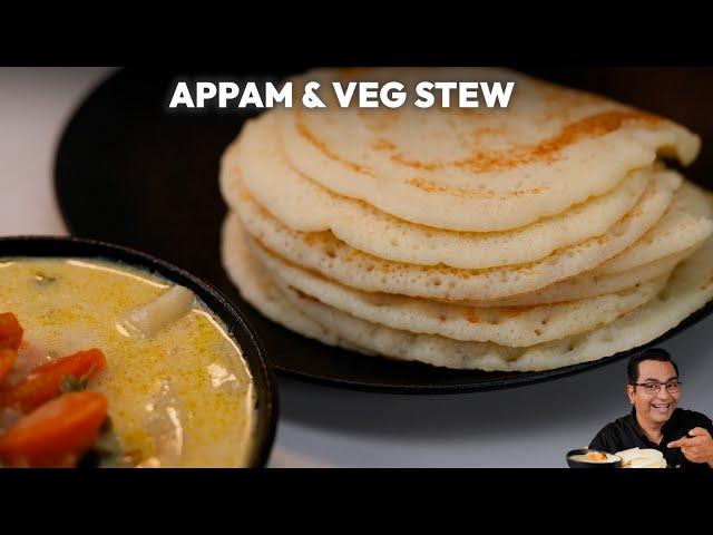 How to Cook Kerala Appam Recipe and Veg Stew Recipe | Easy Cooking Recipe | Chef Ajay Chopra