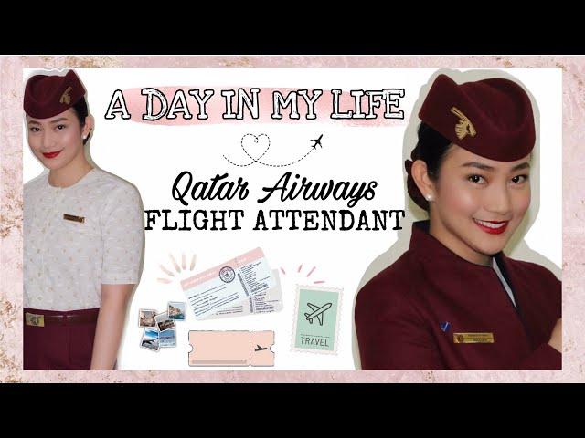 A day in my life: Qatar airways flight attendant | iamkreann 