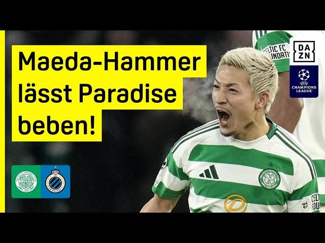 Kracher-Tor gleicht Abwehr-Bock aus: Celtic Glasgow - Club Brügge | UEFA Champions League | DAZN