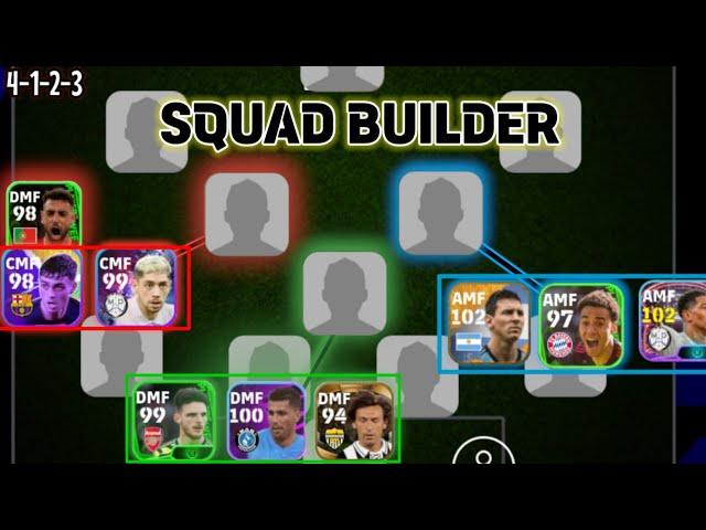 SQUAD BUILDER : FOR QUICK COUNTER 4-1-2-3