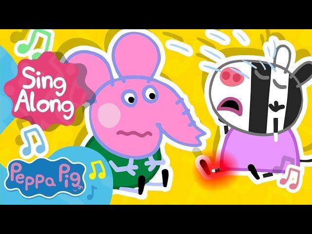 Oopsie Daisy! Baby Zuzu Gets a Boo Boo  Sing Along  Peppa Pig Nursery Rhymes & Kids Songs
