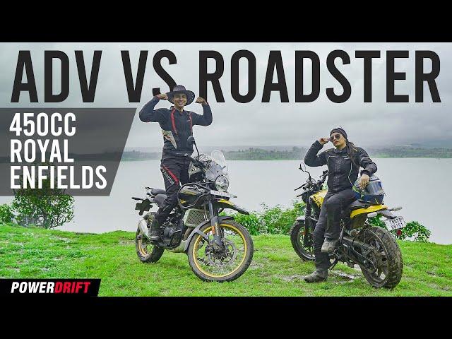 Guerrilla 450 vs Himalayan: The 450cc Royal Enfield Battle | Detailed Comparison | PowerDrift