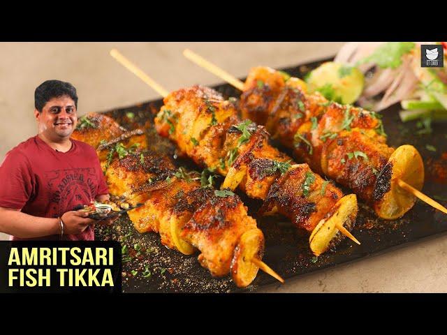 Amritsari Fish Tikka | Fish Kebab | Fish Tikka Restaurant Style | Fish Recipe By Prateek Dhawan