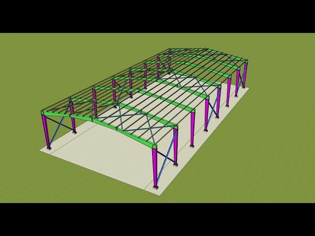 Steel Structure Construction with Tapered Section | Components of Steel Structure