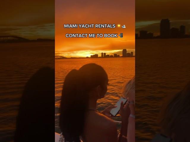 MIAMI CHARTER #miami #yachtcharter #miamicharter #yachtparty #boatpartymiami