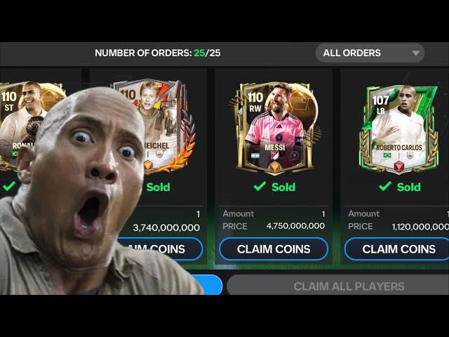 I Sold My Squad & Made Billions of Coins + Winter Wonders Funny Pack Opening #fcmobile