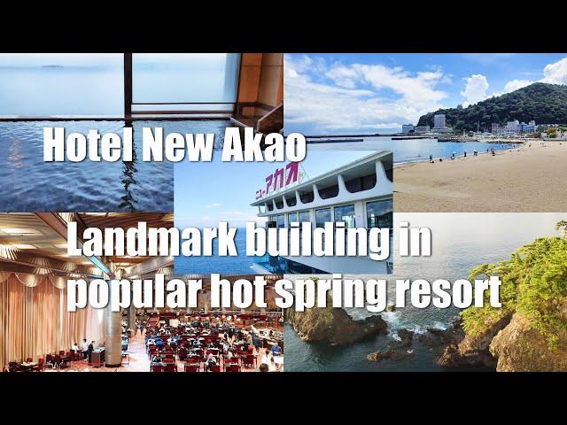 Hotel New Akao, Atami, Japan - Landmark building in popular hot spring resort