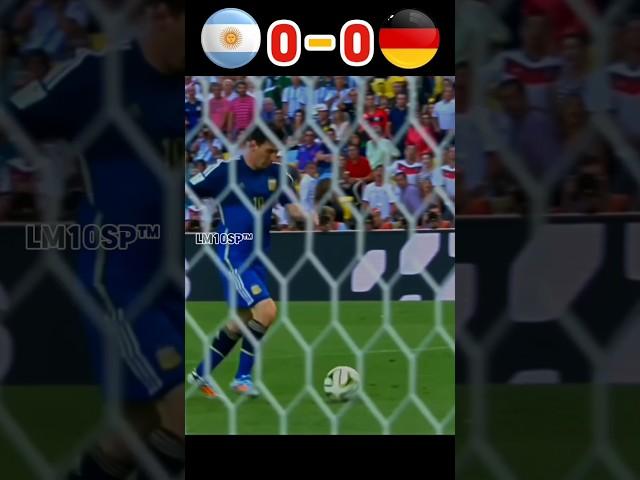 Argentina vs Germany 2014 World Cup Final 0-1 #like #youtube #football #highlights #shorts