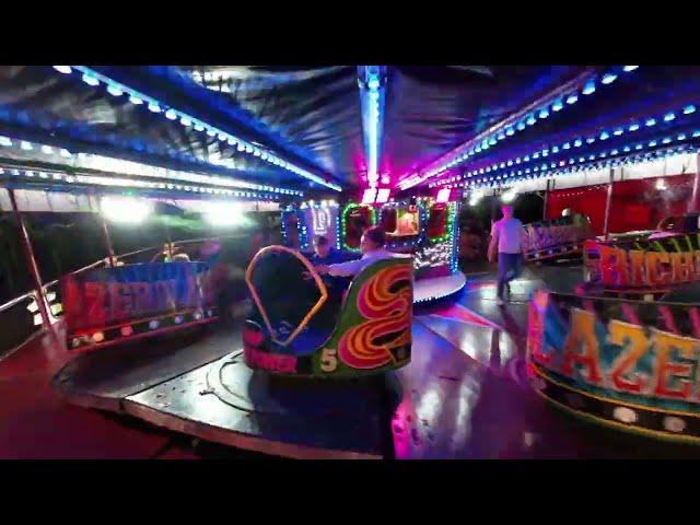 An evening with David Richmond's LAZERBLAZER WALTZER FUNFAIR RIDE   Ingoldmells August 2024