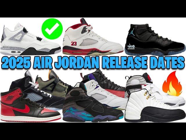 2025 AIR JORDAN RELEASE DATES ULTIMATE GUIDE  (BEST YEAR EVER?)