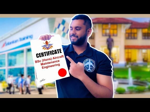 KDU BSc (Hons) Aircraft Maintenance Degree Sri Lanka 