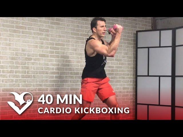 Cardio Kickboxing Workout to Torch Fat   40 Min Cardio Boxing Workout Class