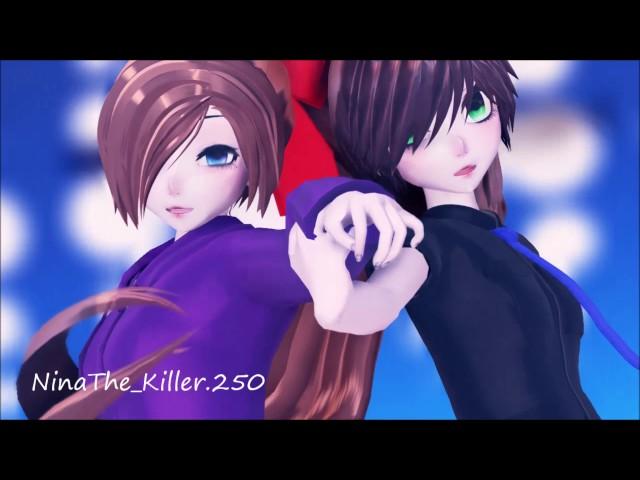 MMD Creepypasta || Dive to Blue ft.Nina&Jana