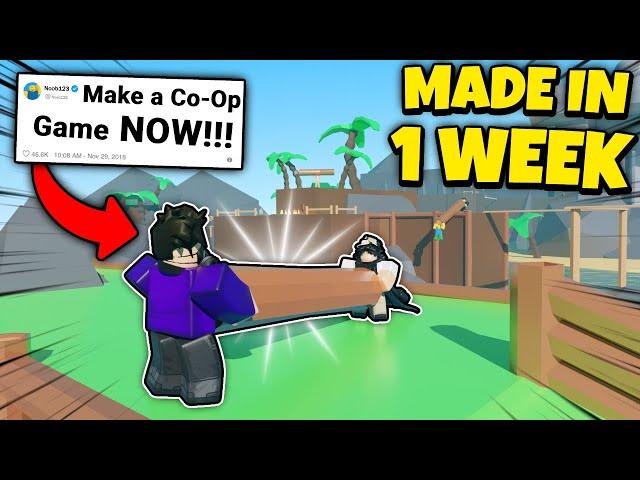 I Made a Roblox Co-op Game in 1 Week!