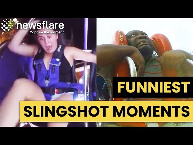 Top 8 Funniest Slingshot Ride Reactions Ever